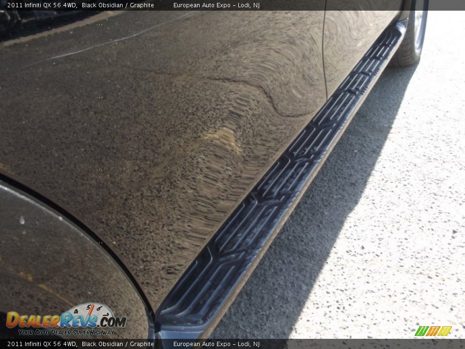 2011 Infiniti QX 56 4WD Black Obsidian / Graphite Photo #19