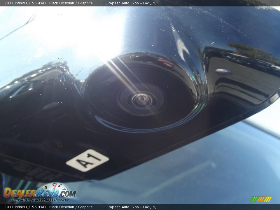 2011 Infiniti QX 56 4WD Black Obsidian / Graphite Photo #23