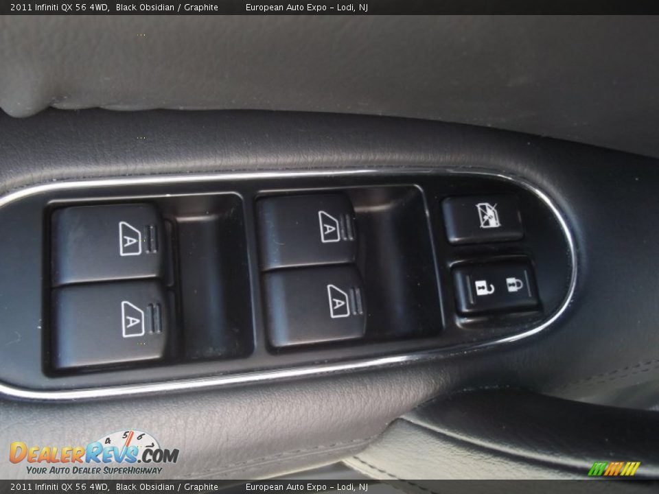 2011 Infiniti QX 56 4WD Black Obsidian / Graphite Photo #24