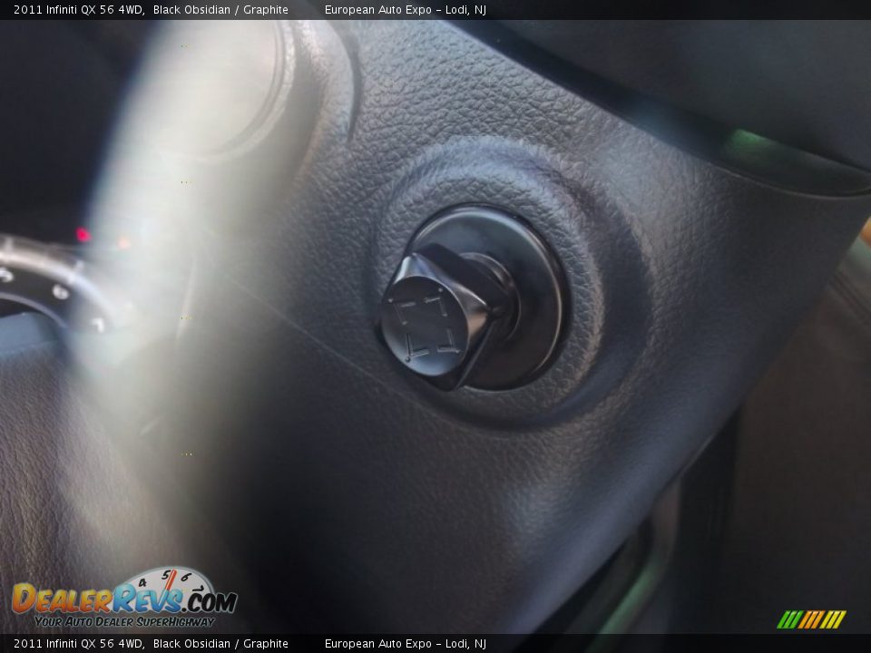 2011 Infiniti QX 56 4WD Black Obsidian / Graphite Photo #33
