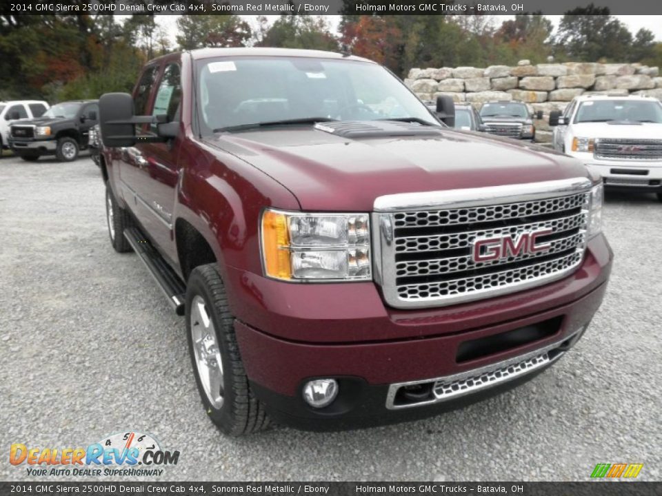 Sonoma Red Metallic 2014 GMC Sierra 2500HD Denali Crew Cab 4x4 Photo #2