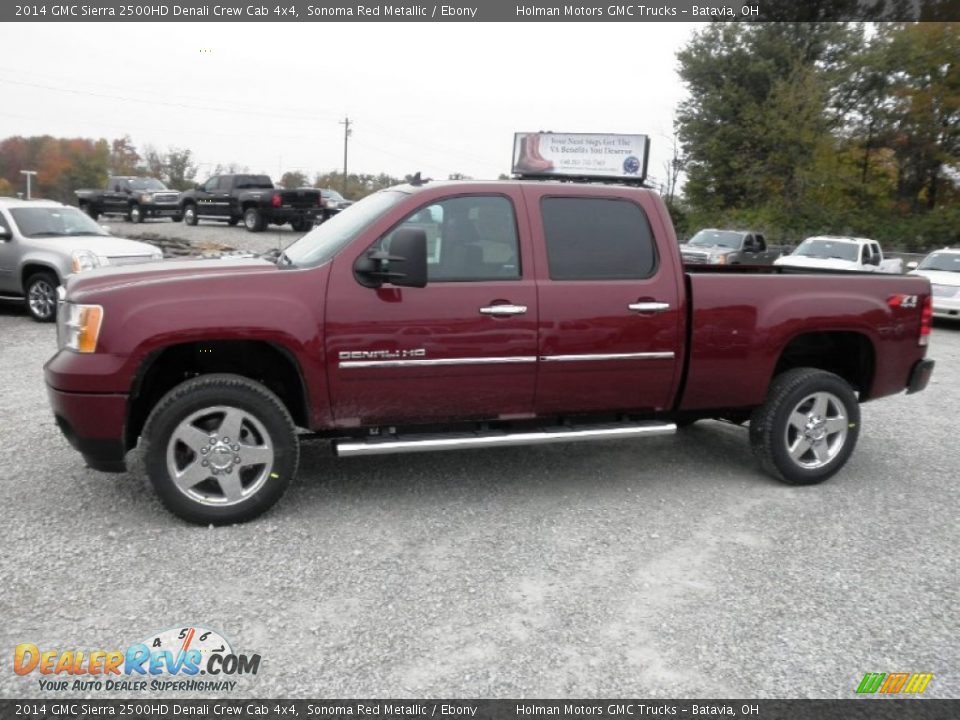Sonoma Red Metallic 2014 GMC Sierra 2500HD Denali Crew Cab 4x4 Photo #4
