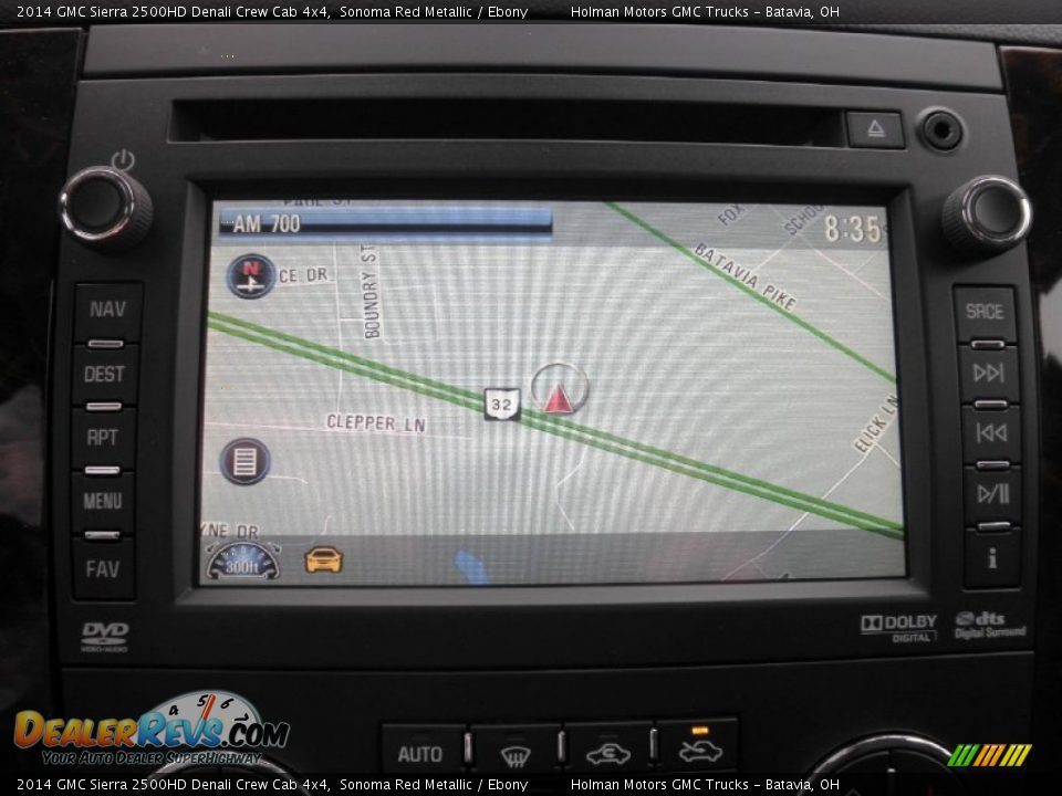 2014 GMC Sierra 2500HD Denali Crew Cab 4x4 Sonoma Red Metallic / Ebony Photo #8