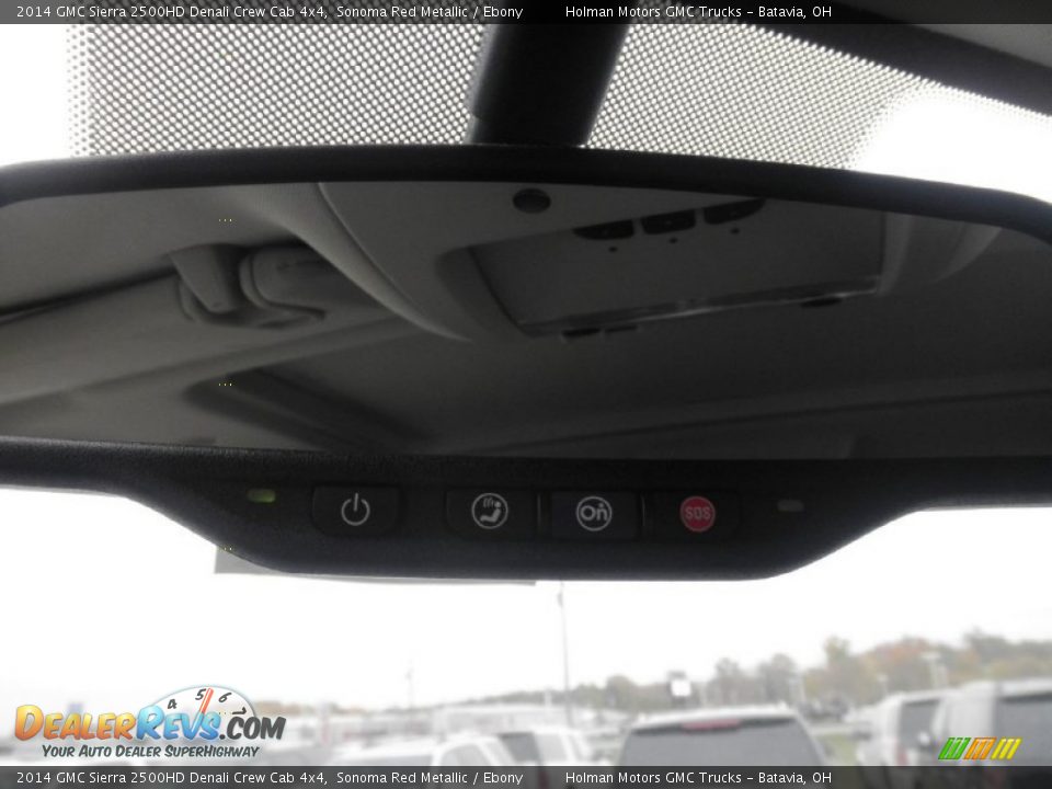 2014 GMC Sierra 2500HD Denali Crew Cab 4x4 Sonoma Red Metallic / Ebony Photo #17