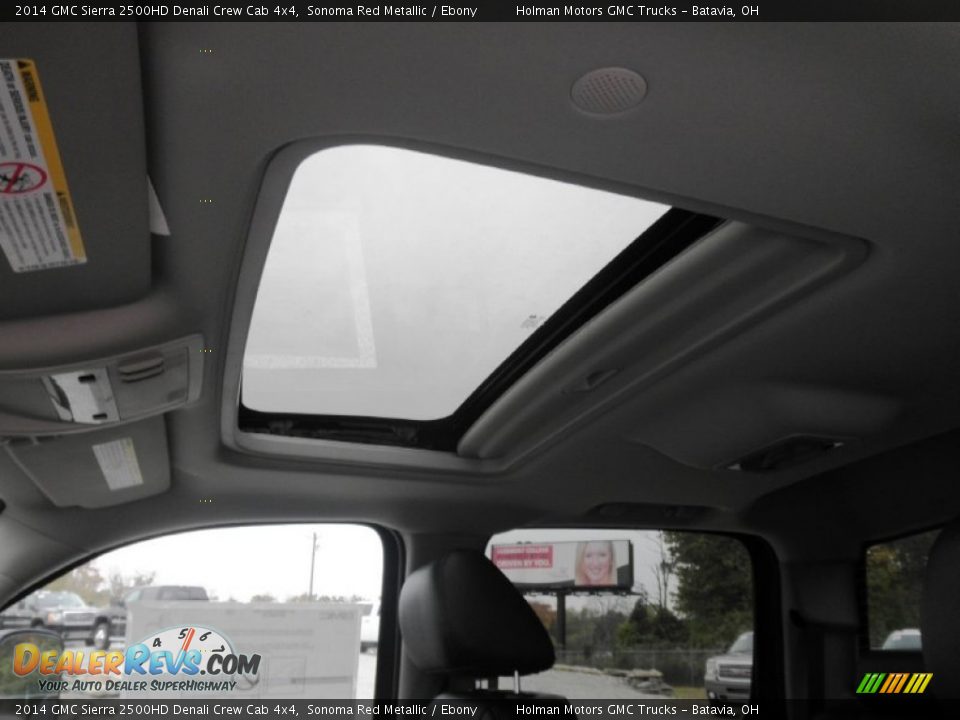 2014 GMC Sierra 2500HD Denali Crew Cab 4x4 Sonoma Red Metallic / Ebony Photo #19
