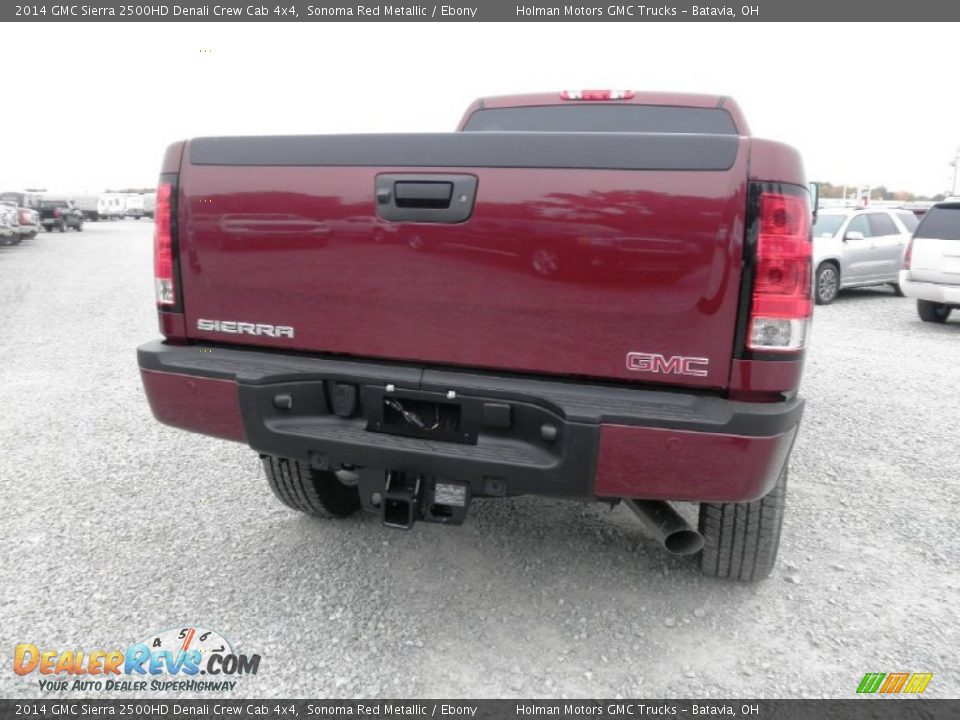 2014 GMC Sierra 2500HD Denali Crew Cab 4x4 Sonoma Red Metallic / Ebony Photo #26