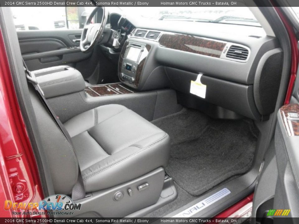 Front Seat of 2014 GMC Sierra 2500HD Denali Crew Cab 4x4 Photo #28