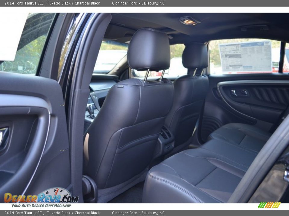 2014 Ford Taurus SEL Tuxedo Black / Charcoal Black Photo #11
