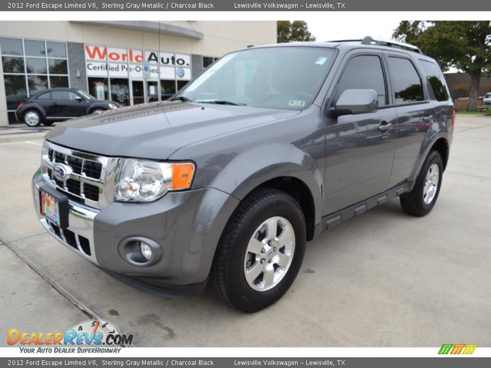 2012 Ford Escape Limited V6 Sterling Gray Metallic / Charcoal Black Photo #1