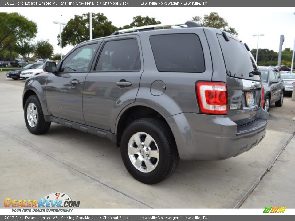 2012 Ford Escape Limited V6 Sterling Gray Metallic / Charcoal Black Photo #3