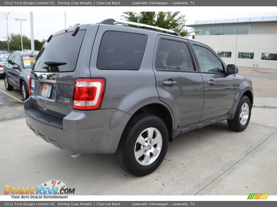2012 Ford Escape Limited V6 Sterling Gray Metallic / Charcoal Black Photo #5