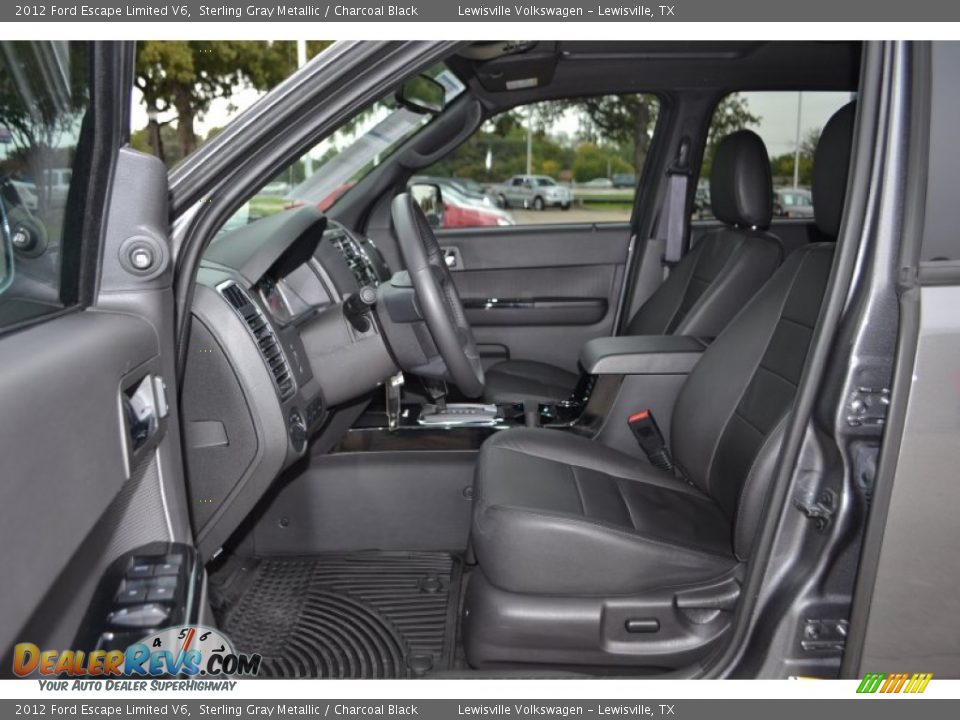 Charcoal Black Interior - 2012 Ford Escape Limited V6 Photo #9