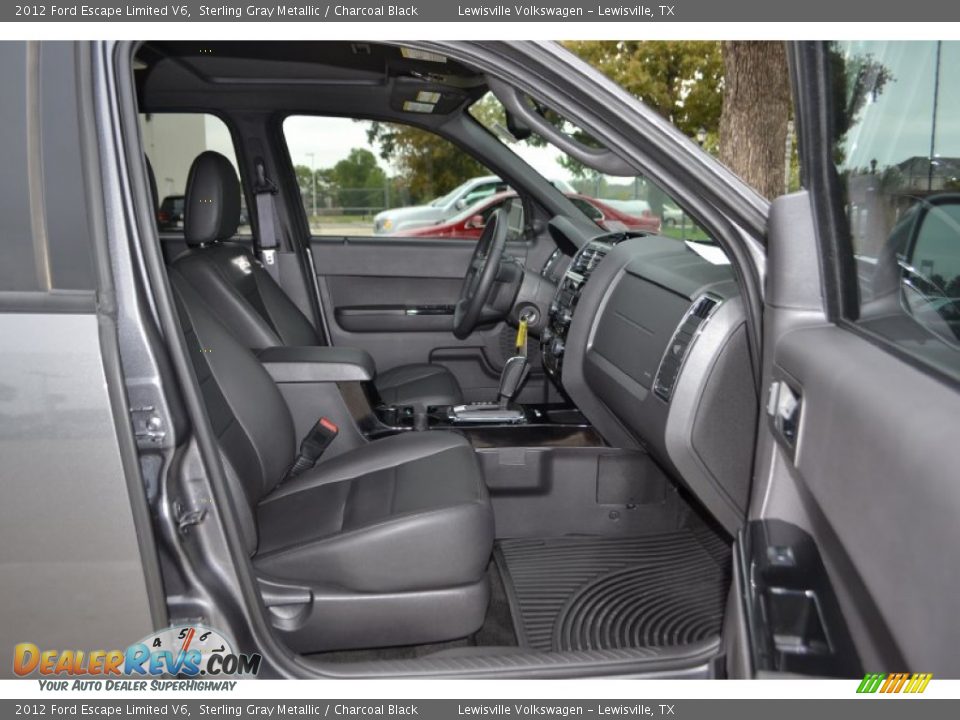 2012 Ford Escape Limited V6 Sterling Gray Metallic / Charcoal Black Photo #10