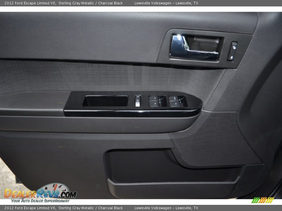 2012 Ford Escape Limited V6 Sterling Gray Metallic / Charcoal Black Photo #13