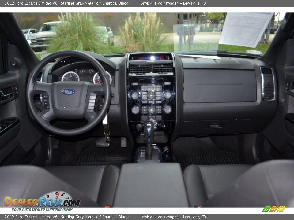 2012 Ford Escape Limited V6 Sterling Gray Metallic / Charcoal Black Photo #14