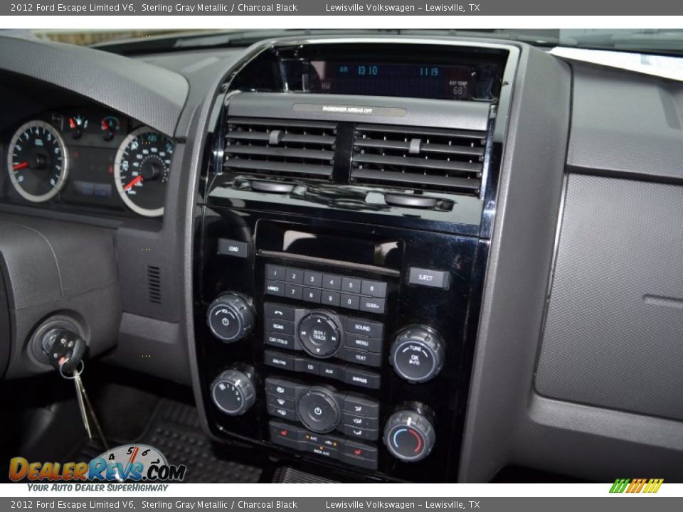 2012 Ford Escape Limited V6 Sterling Gray Metallic / Charcoal Black Photo #17