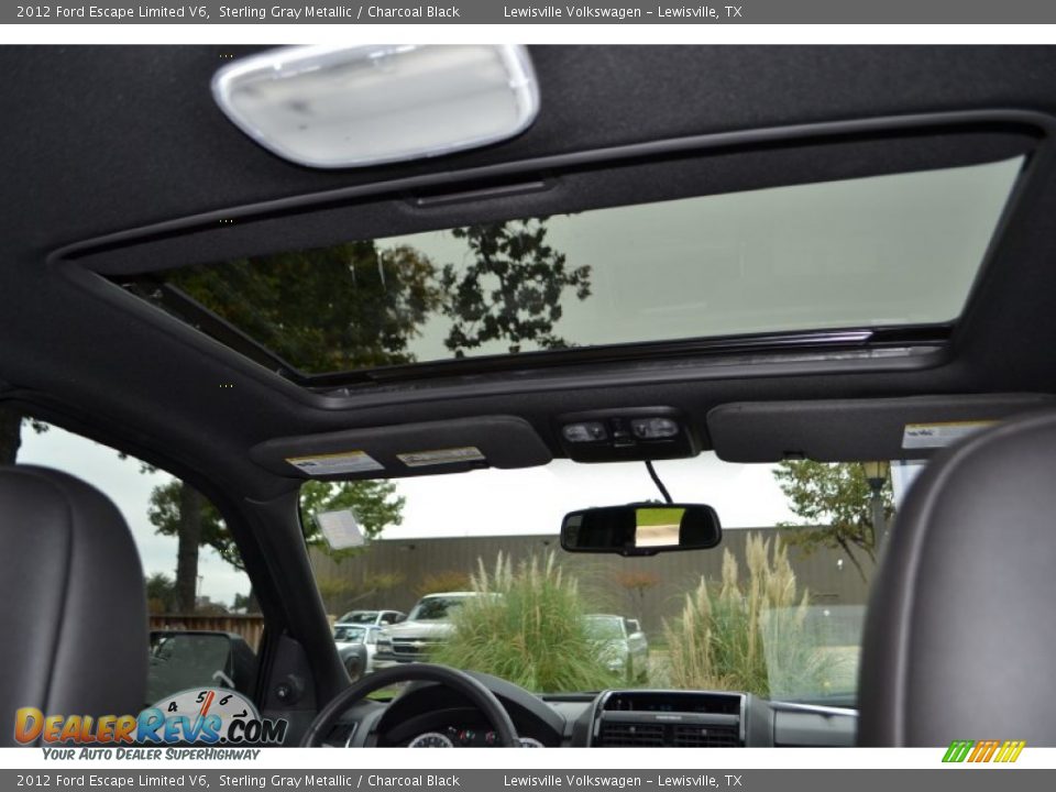 2012 Ford Escape Limited V6 Sterling Gray Metallic / Charcoal Black Photo #19