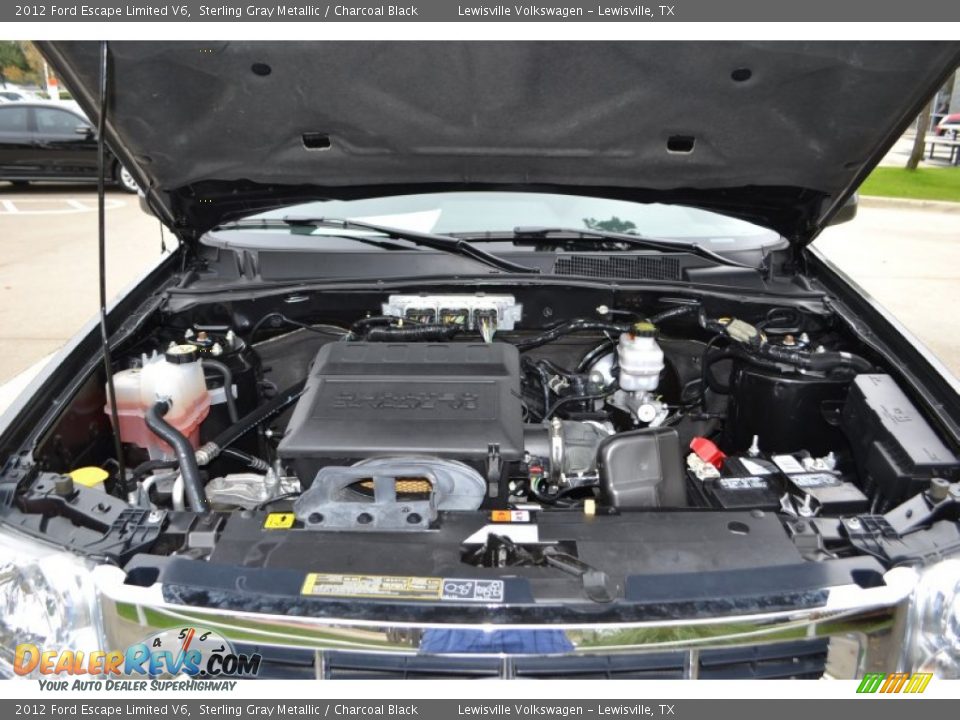 2012 Ford Escape Limited V6 Sterling Gray Metallic / Charcoal Black Photo #20