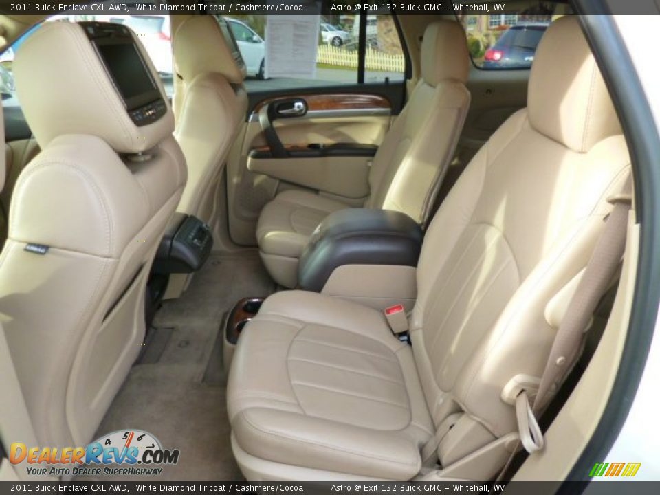 2011 Buick Enclave CXL AWD White Diamond Tricoat / Cashmere/Cocoa Photo #13