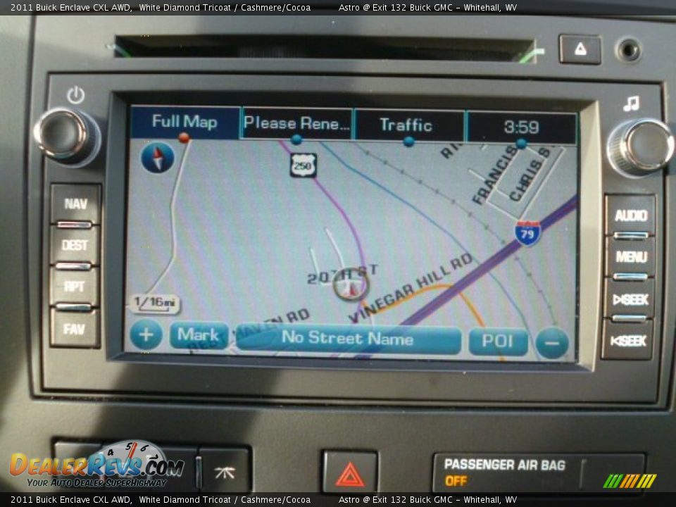 2011 Buick Enclave CXL AWD White Diamond Tricoat / Cashmere/Cocoa Photo #19