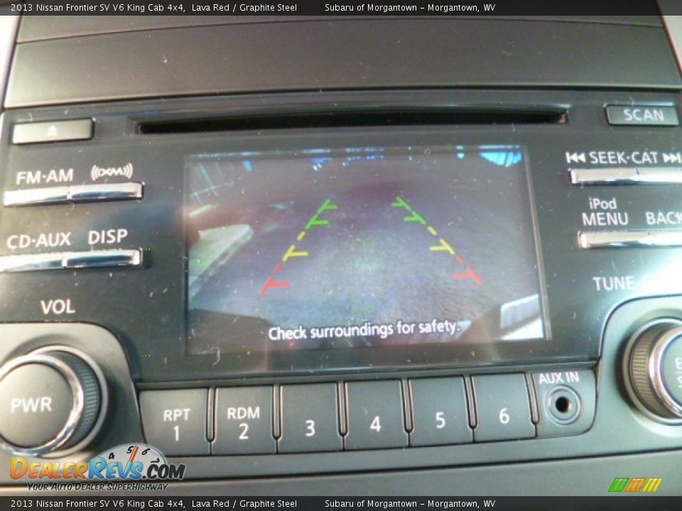 2013 Nissan Frontier SV V6 King Cab 4x4 Lava Red / Graphite Steel Photo #18