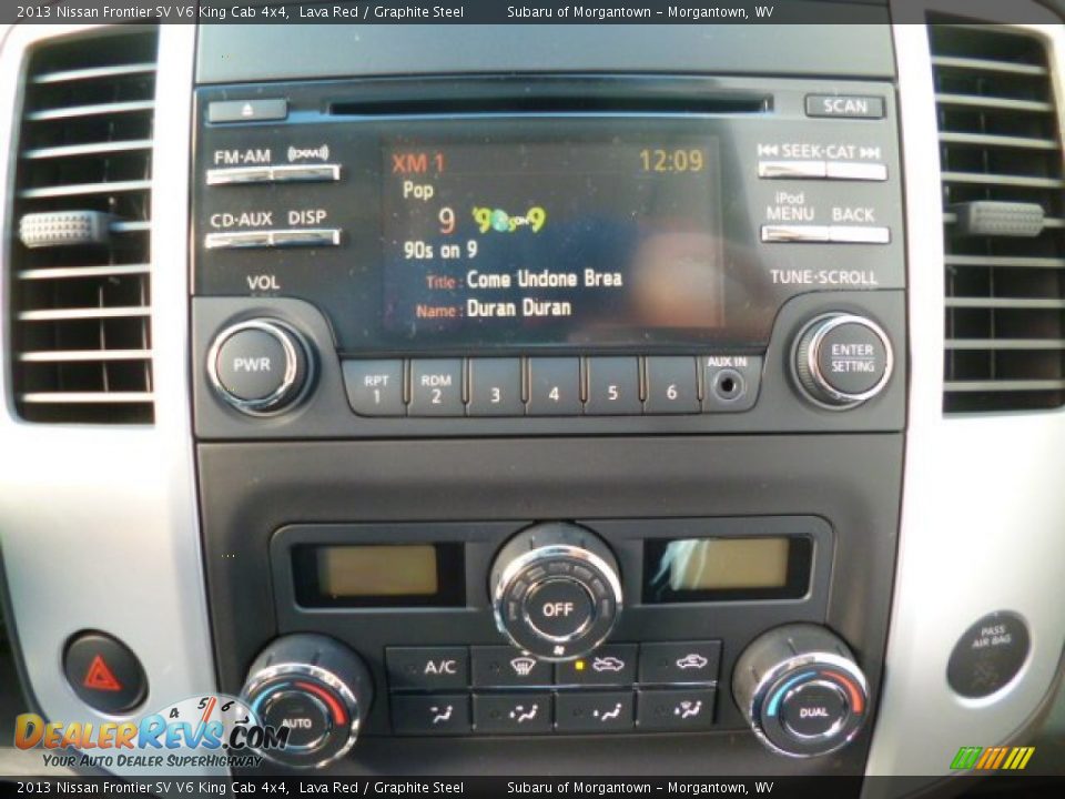 2013 Nissan Frontier SV V6 King Cab 4x4 Lava Red / Graphite Steel Photo #19