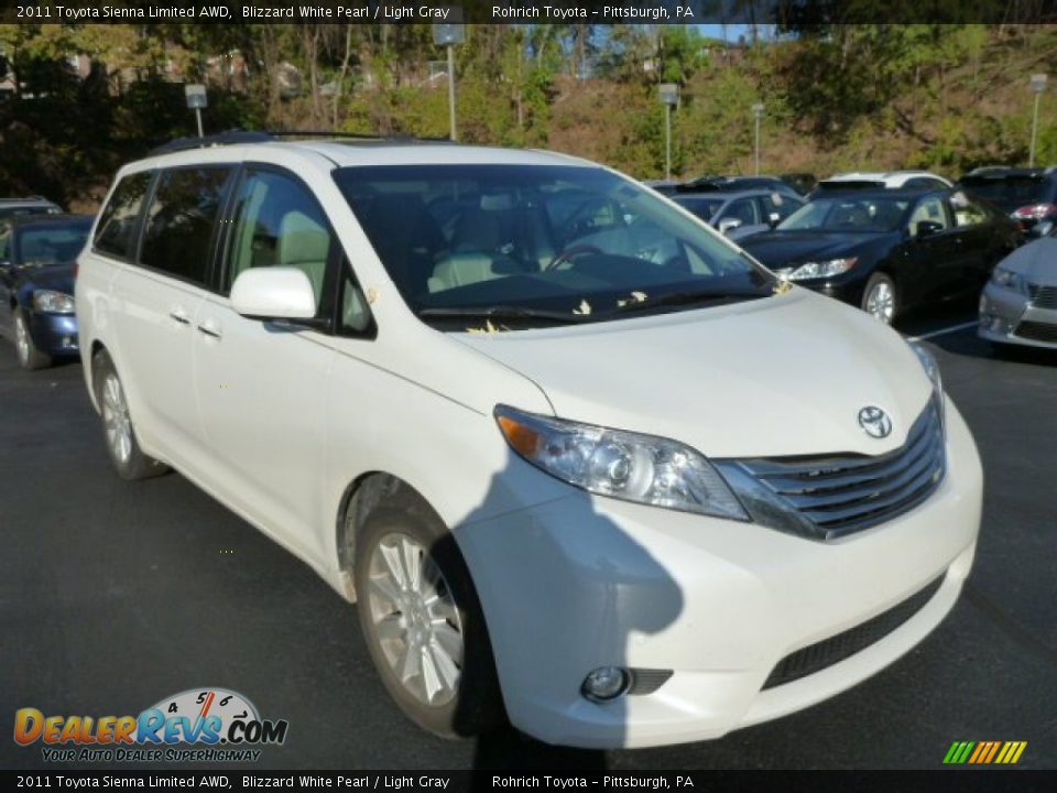 2011 Toyota Sienna Limited AWD Blizzard White Pearl / Light Gray Photo #1