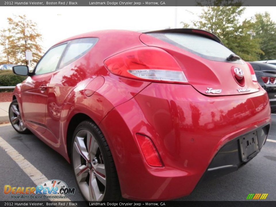 2012 Hyundai Veloster Boston Red / Black Photo #2