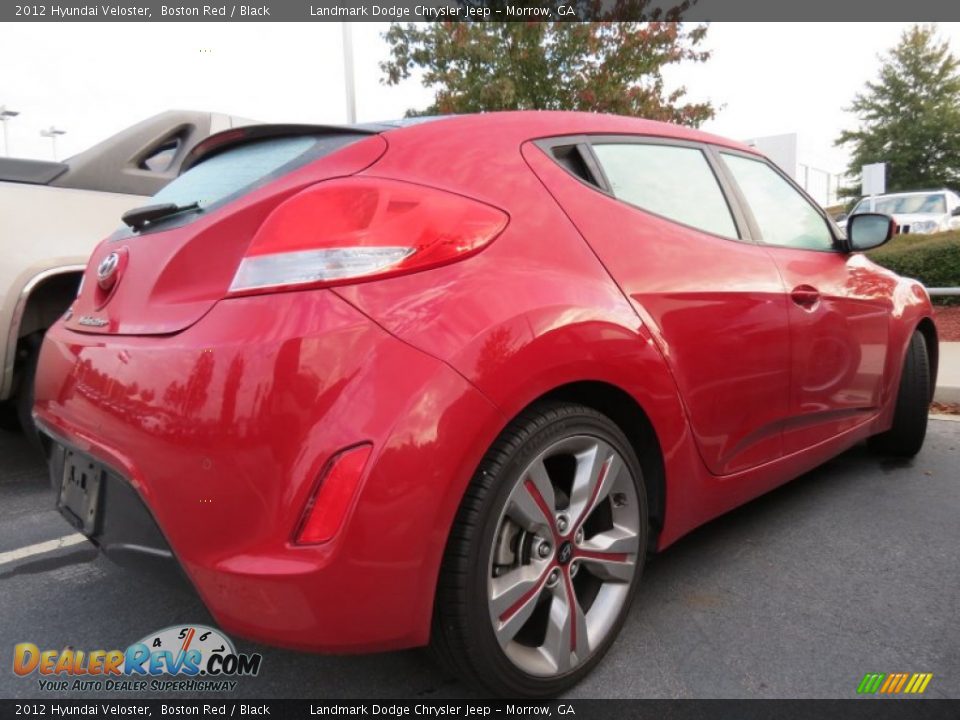 2012 Hyundai Veloster Boston Red / Black Photo #3