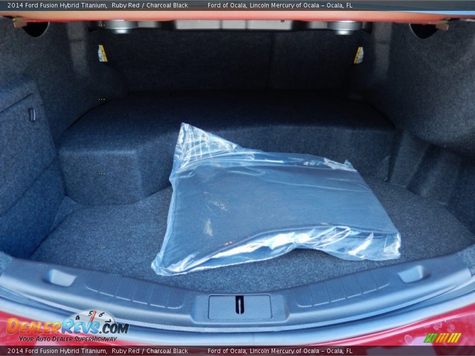 2014 Ford Fusion Hybrid Titanium Trunk Photo #6