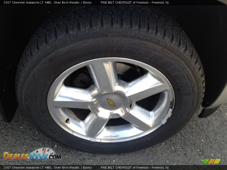 2007 Chevrolet Avalanche LT 4WD Silver Birch Metallic / Ebony Photo #6