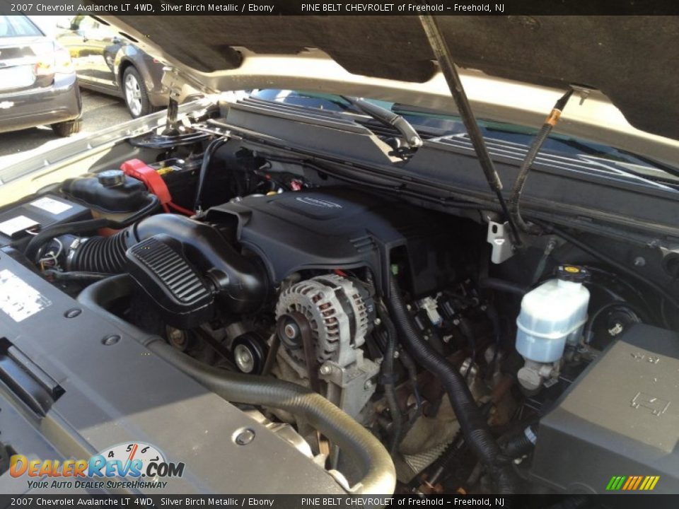 2007 Chevrolet Avalanche LT 4WD Silver Birch Metallic / Ebony Photo #29
