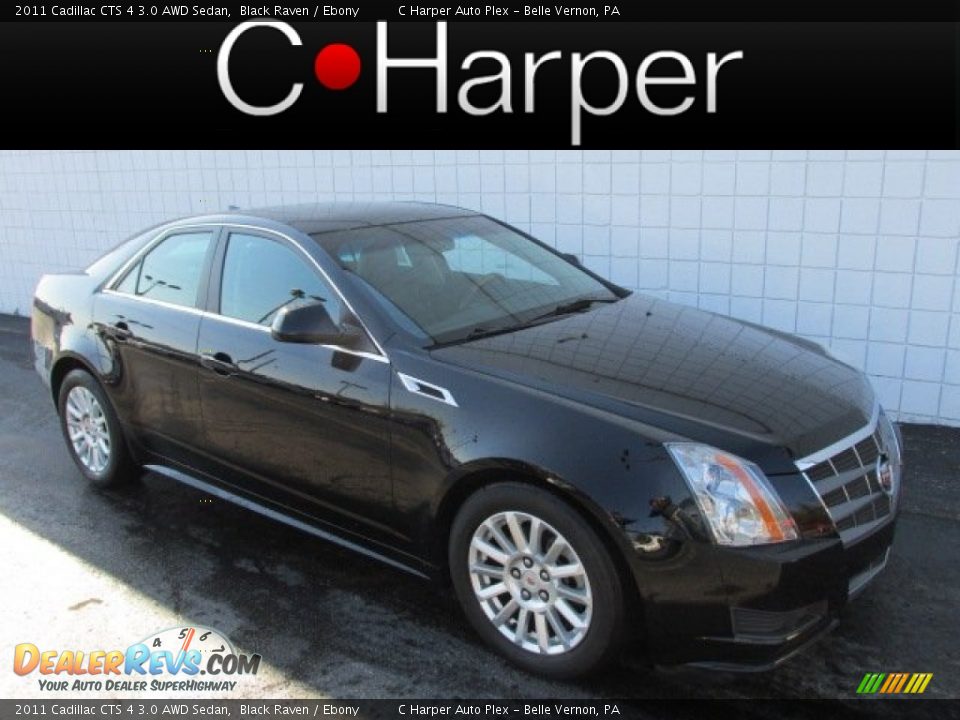 2011 Cadillac CTS 4 3.0 AWD Sedan Black Raven / Ebony Photo #1