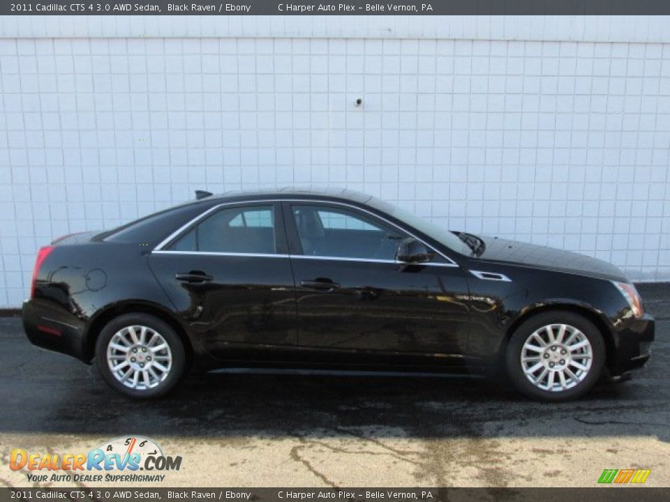 2011 Cadillac CTS 4 3.0 AWD Sedan Black Raven / Ebony Photo #2