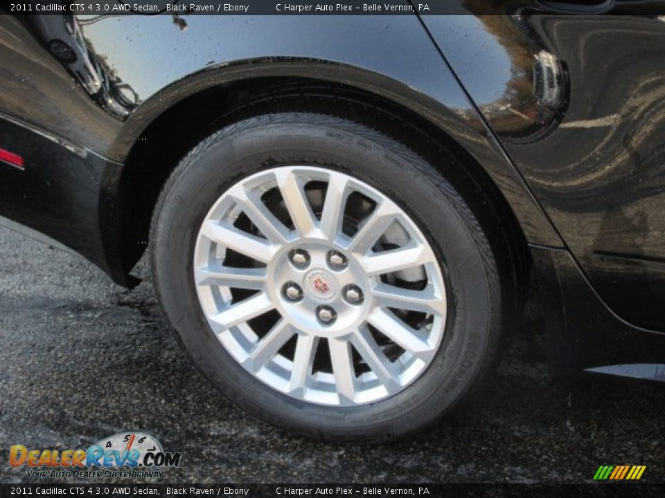 2011 Cadillac CTS 4 3.0 AWD Sedan Black Raven / Ebony Photo #3