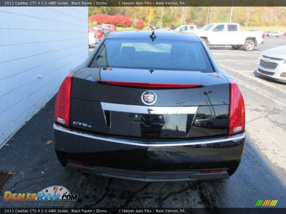 2011 Cadillac CTS 4 3.0 AWD Sedan Black Raven / Ebony Photo #7