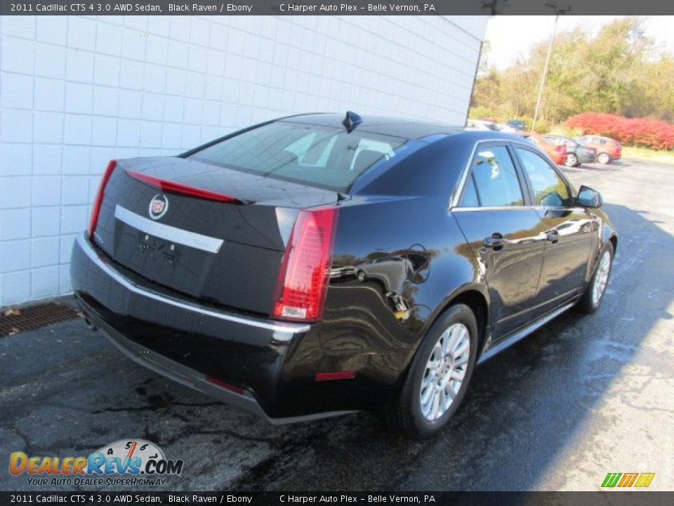 2011 Cadillac CTS 4 3.0 AWD Sedan Black Raven / Ebony Photo #8