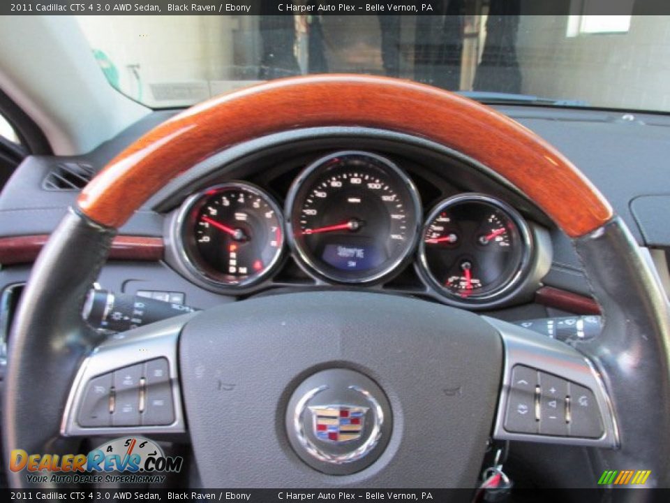 2011 Cadillac CTS 4 3.0 AWD Sedan Black Raven / Ebony Photo #11