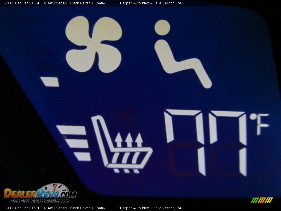 2011 Cadillac CTS 4 3.0 AWD Sedan Black Raven / Ebony Photo #17