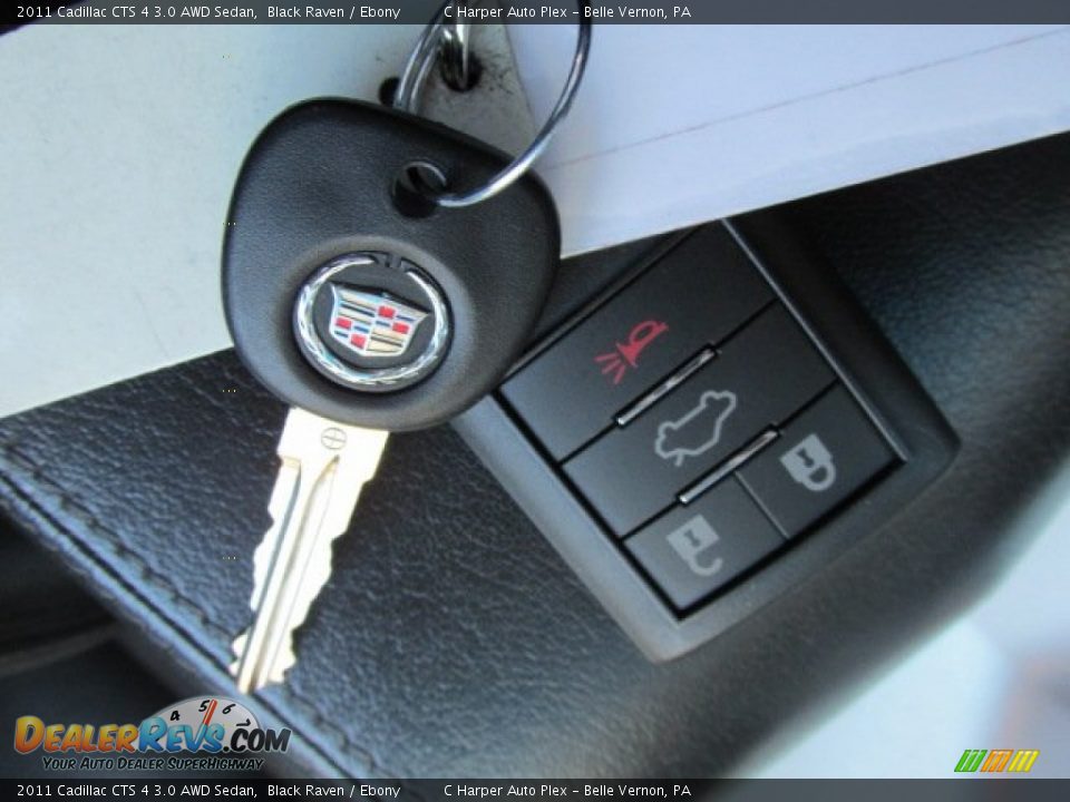 2011 Cadillac CTS 4 3.0 AWD Sedan Black Raven / Ebony Photo #23