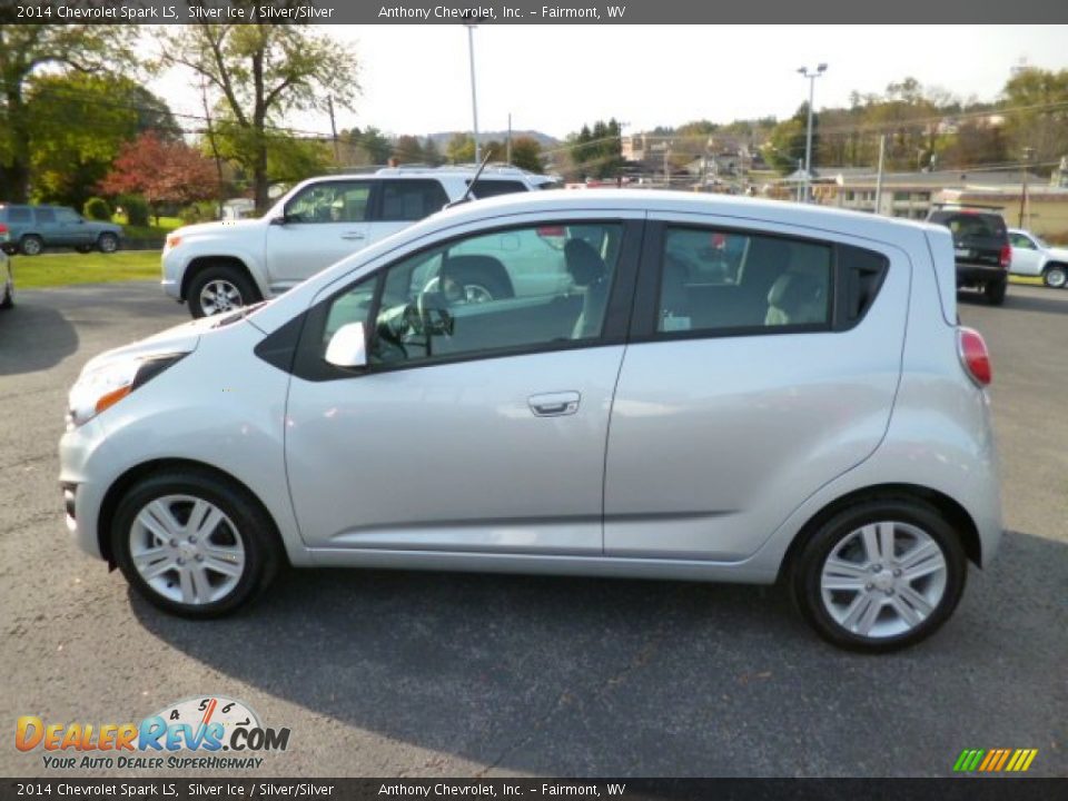 2014 Chevrolet Spark LS Silver Ice / Silver/Silver Photo #4