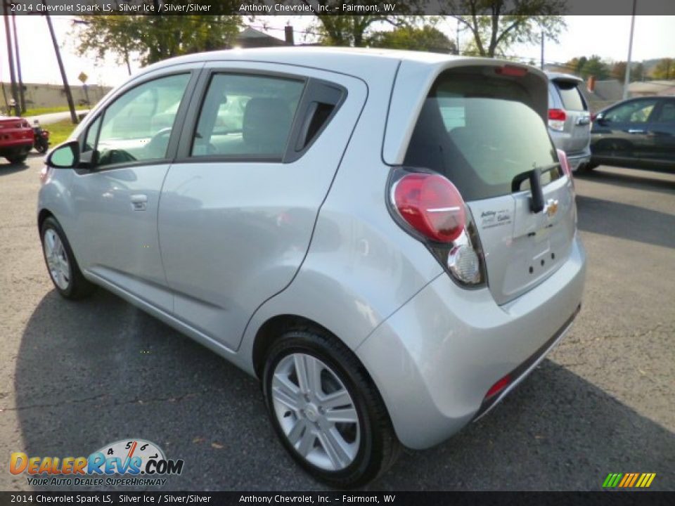2014 Chevrolet Spark LS Silver Ice / Silver/Silver Photo #5