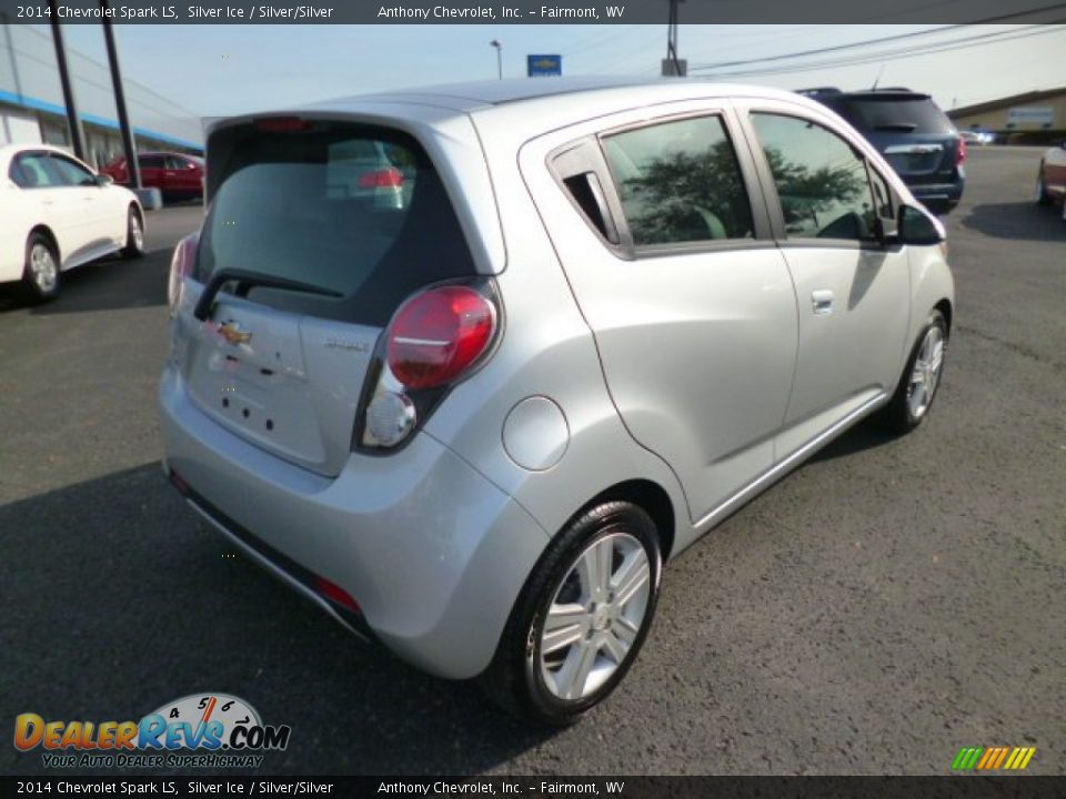 2014 Chevrolet Spark LS Silver Ice / Silver/Silver Photo #7