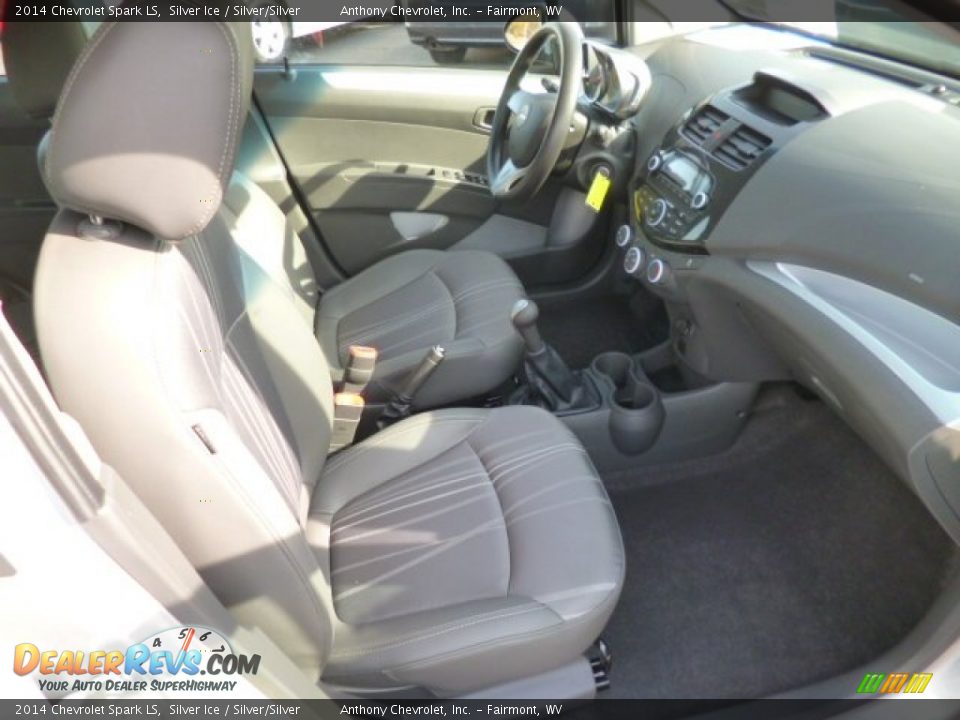 2014 Chevrolet Spark LS Silver Ice / Silver/Silver Photo #10