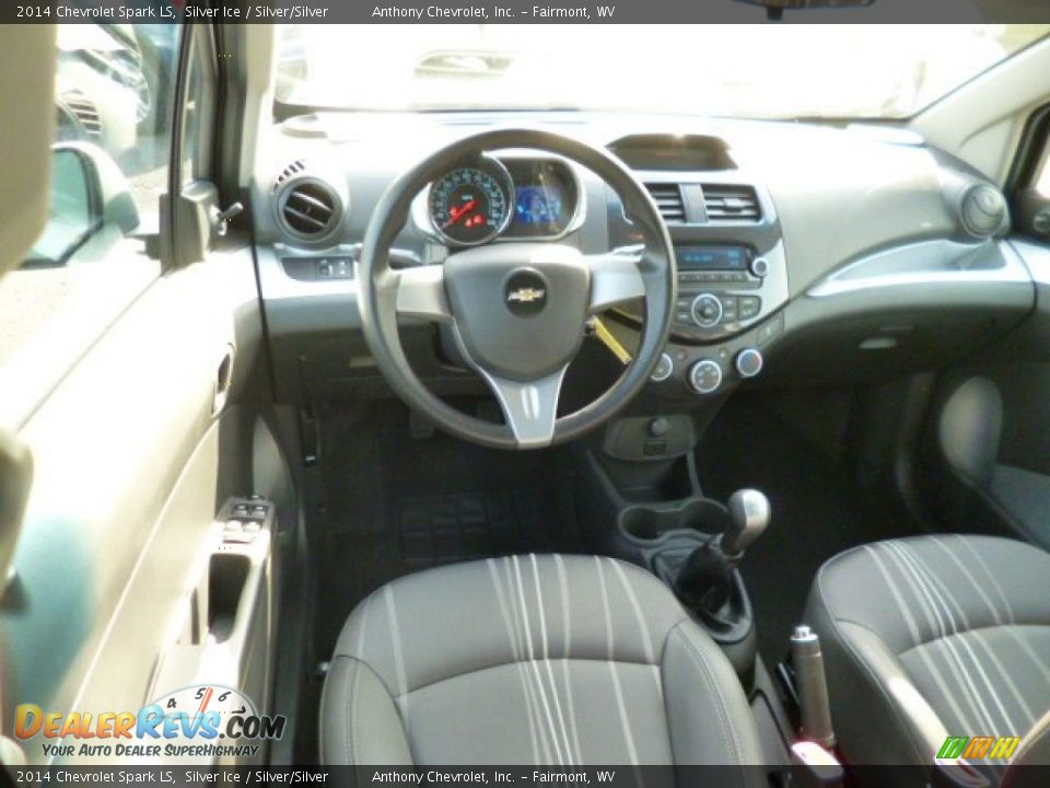 2014 Chevrolet Spark LS Silver Ice / Silver/Silver Photo #15