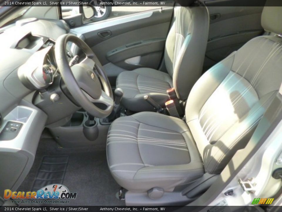 2014 Chevrolet Spark LS Silver Ice / Silver/Silver Photo #16