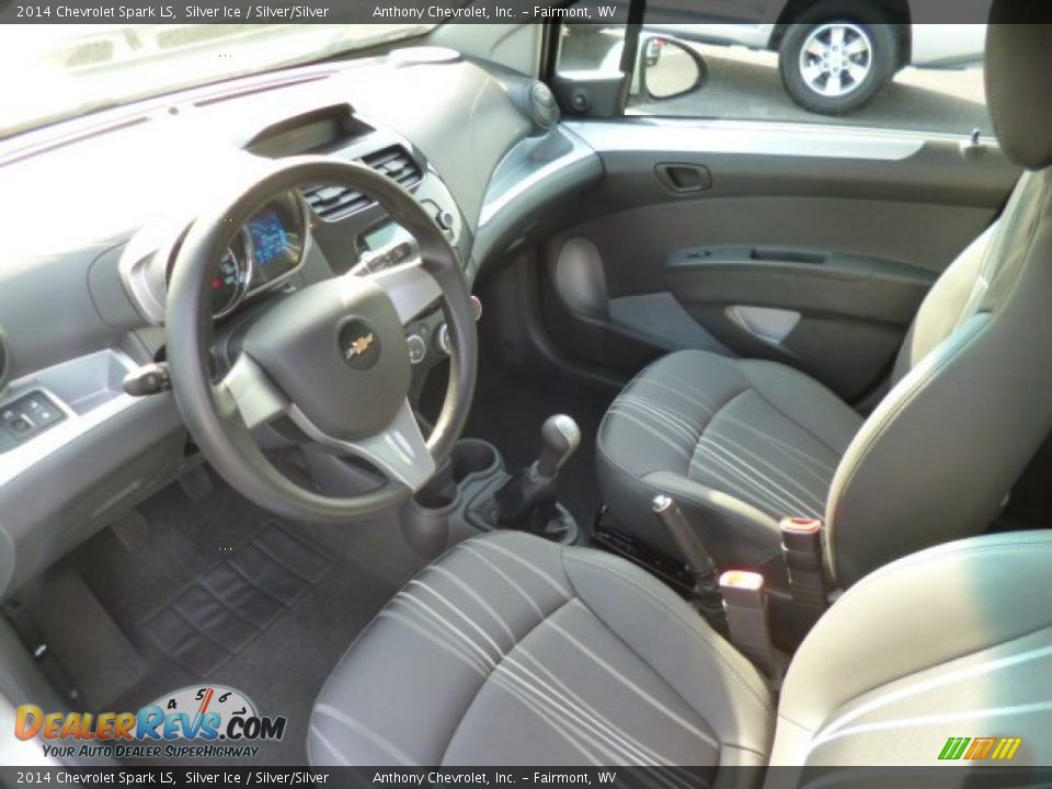 2014 Chevrolet Spark LS Silver Ice / Silver/Silver Photo #17
