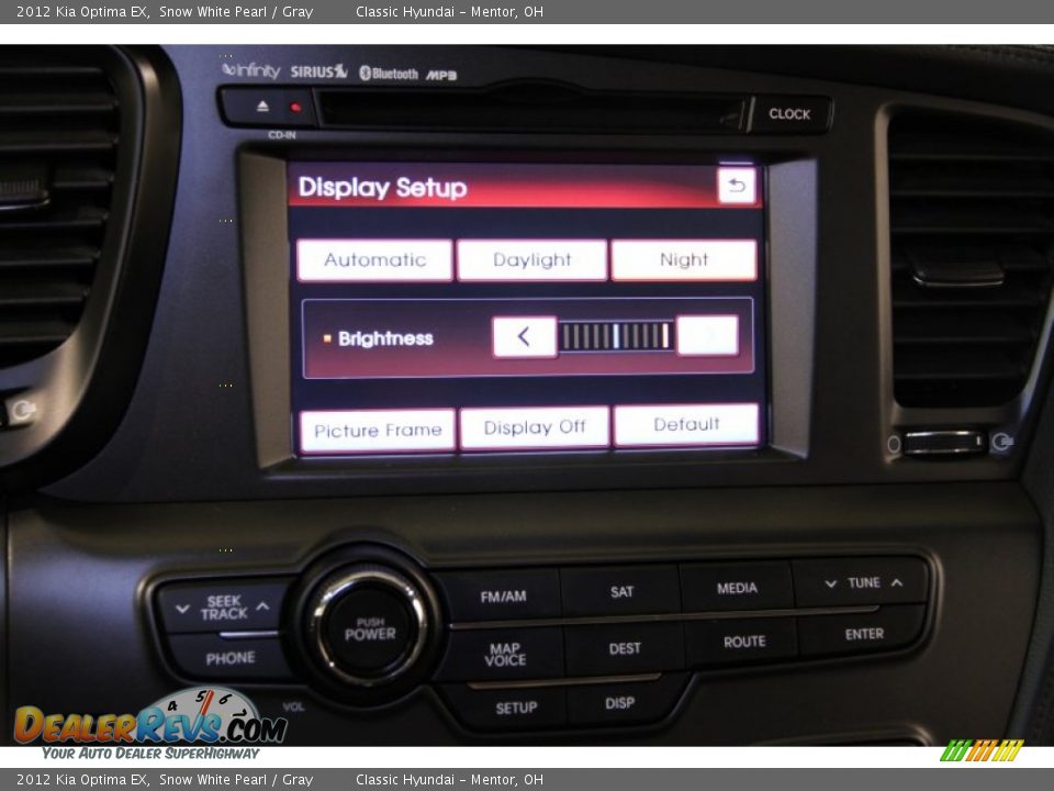 2012 Kia Optima EX Snow White Pearl / Gray Photo #18