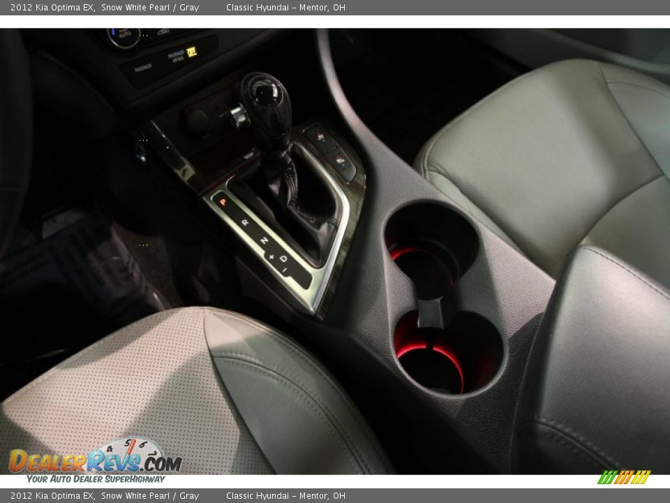 2012 Kia Optima EX Snow White Pearl / Gray Photo #21