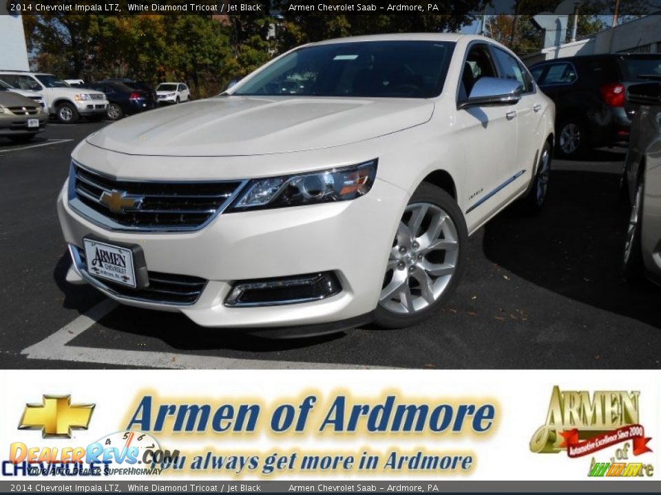 2014 Chevrolet Impala LTZ White Diamond Tricoat / Jet Black Photo #1
